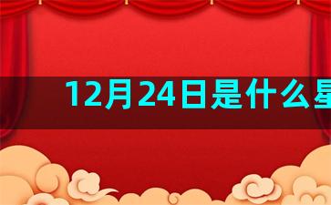 12月24日是什么星座