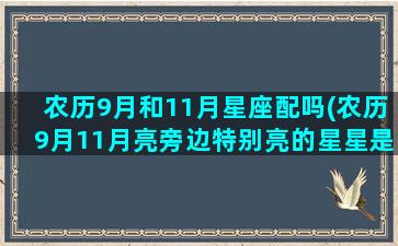 农历9月和11月星座配吗(农历9月11月亮旁边特别亮的星星是什么)