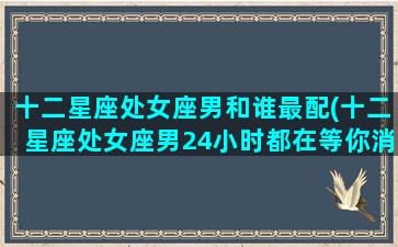 十二星座处女座男和谁最配(十二星座处女座男24小时都在等你消息)