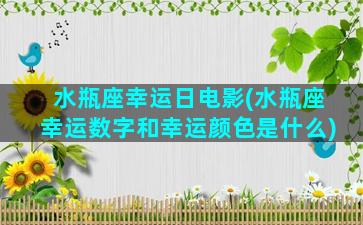 水瓶座幸运日电影(水瓶座幸运数字和幸运颜色是什么)