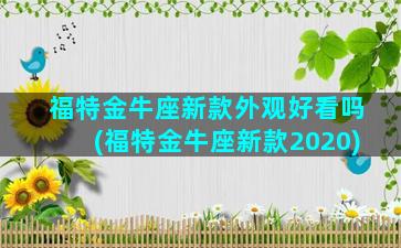 福特金牛座新款外观好看吗(福特金牛座新款2020)